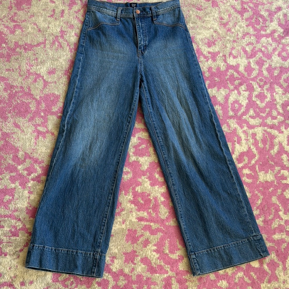 Women Sailor Blue Jeans.